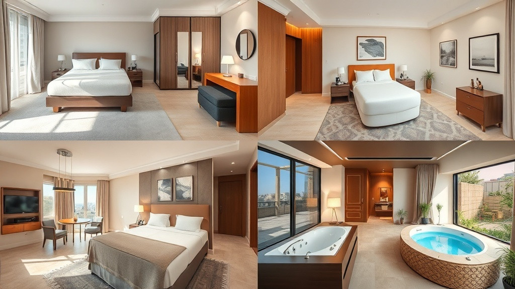 סוגי החדרים והסוויטות – כל אחד והפינוק שלו