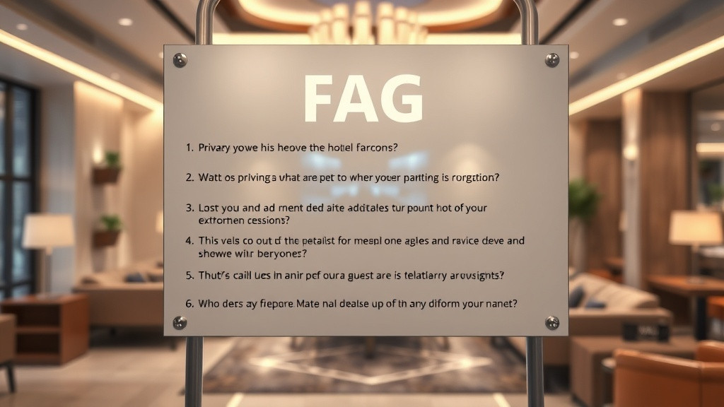 שאלות נפוצות על מלון בראשון לציון